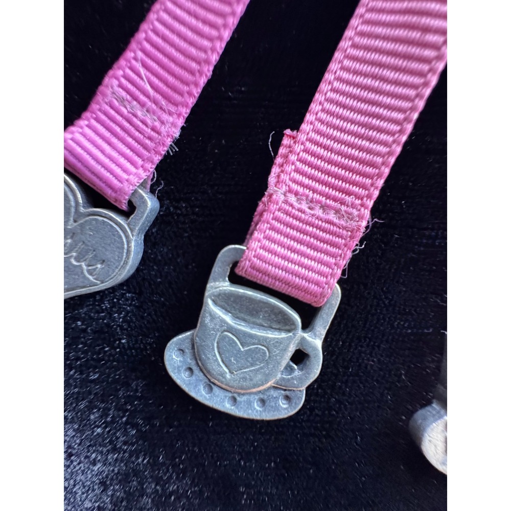 Vintage Forever Ribbon Pewter Bookmark Friends Forever Jesus Teapot Flower Bible - Picture 5 of 9